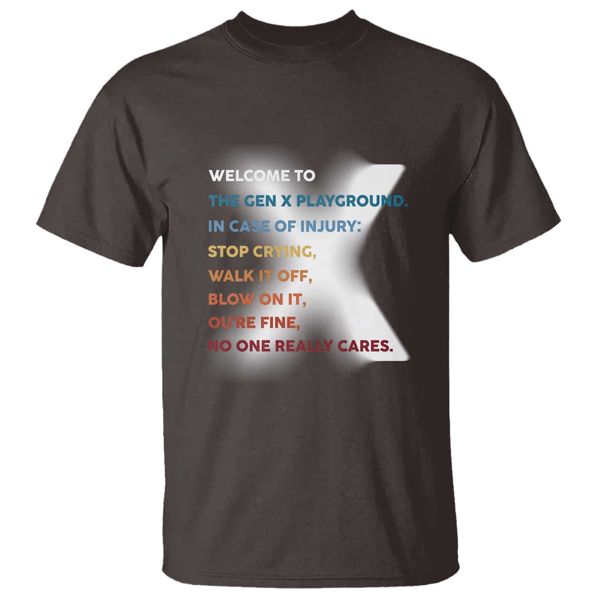 Funny Welcome To The Gen X Playground T Shirt - Wonder Print Shop