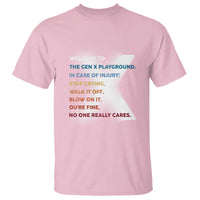 Funny Welcome To The Gen X Playground T Shirt - Wonder Print Shop