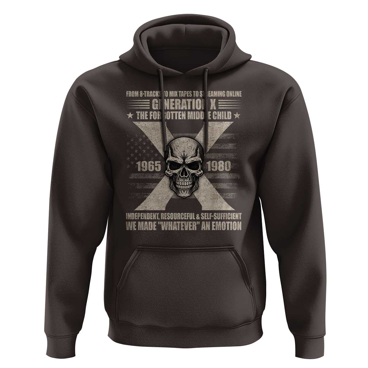 Gen X The Forgotten Middle Child Hoodie - Wonder Print Shop