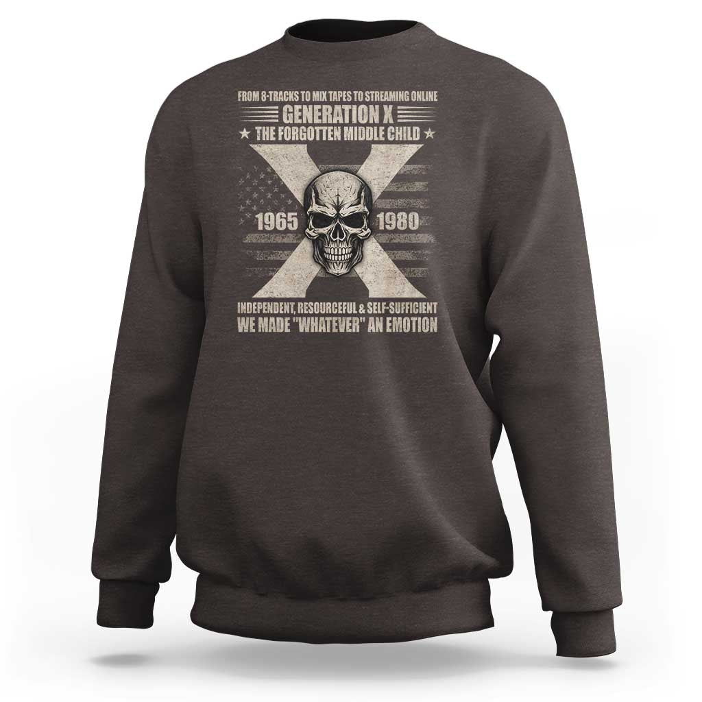 Gen X The Forgotten Middle Child Sweatshirt - Wonder Print Shop