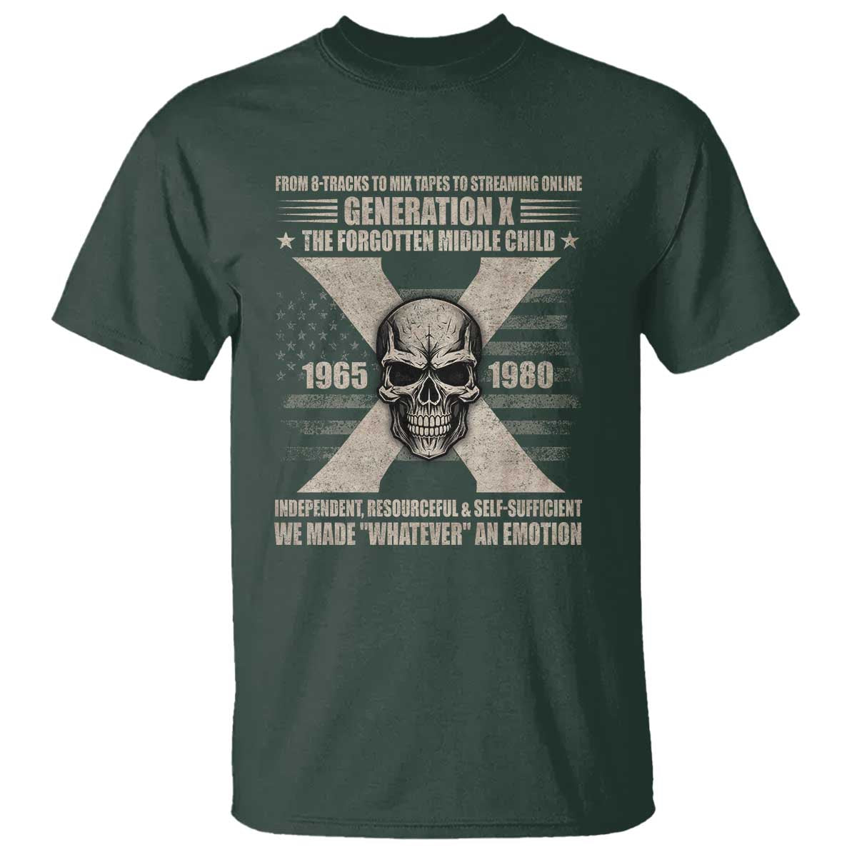 Gen X The Forgotten Middle Child T Shirt - Wonder Print Shop