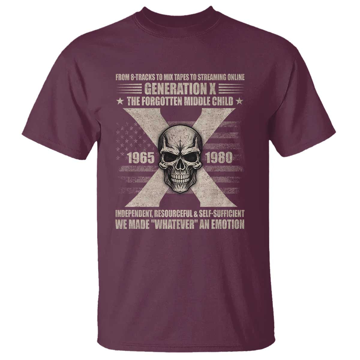 Gen X The Forgotten Middle Child T Shirt - Wonder Print Shop