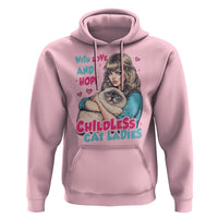 Childless Cat Ladies Hoodie With Love And Hope Cute Cat - Wonder Print Shop