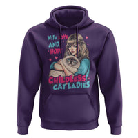 Childless Cat Ladies Hoodie With Love And Hope Cute Cat - Wonder Print Shop