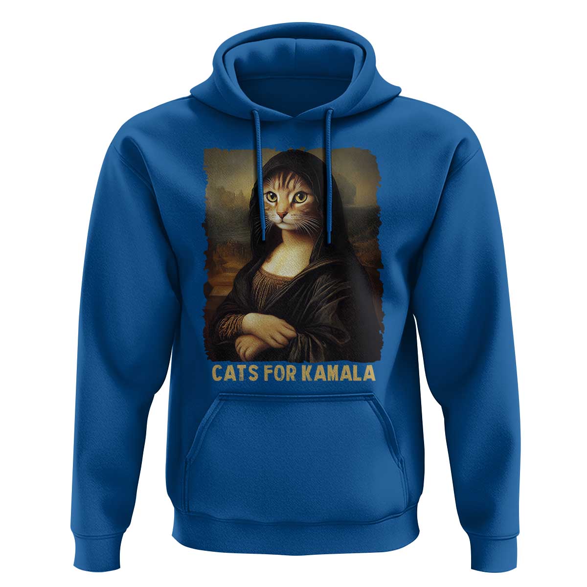 Funny Harris Cat Hoodie Cats Mona Lisa Vintage