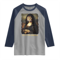 Funny Harris Cat Raglan Shirt Cats Mona Lisa Vintage