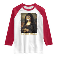 Funny Harris Cat Raglan Shirt Cats Mona Lisa Vintage