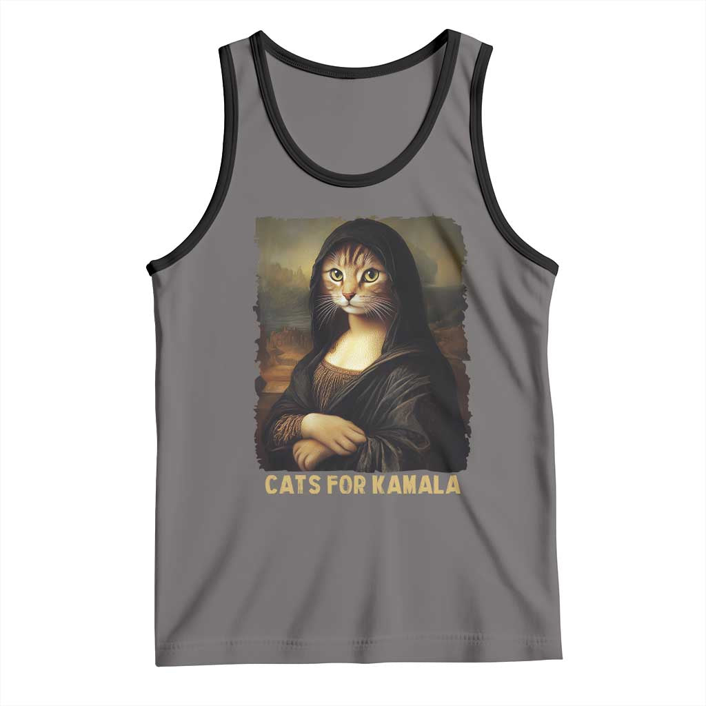 Funny Harris Cat Tank Top Cats Mona Lisa Vintage