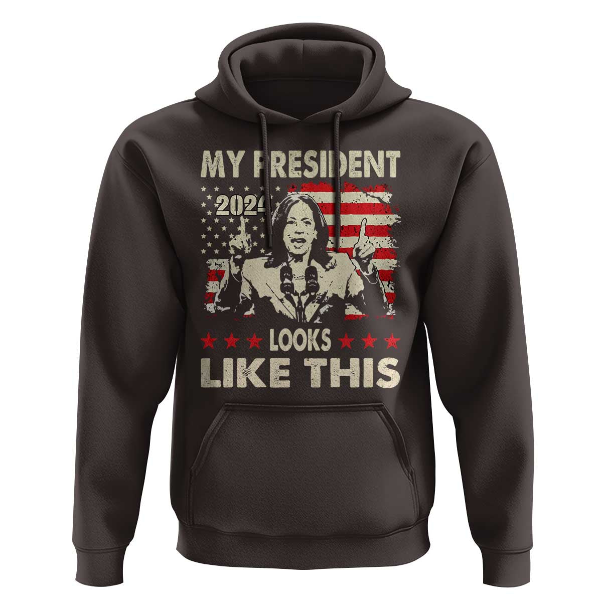 Harris 2024 Hoodie My President Looks Like This