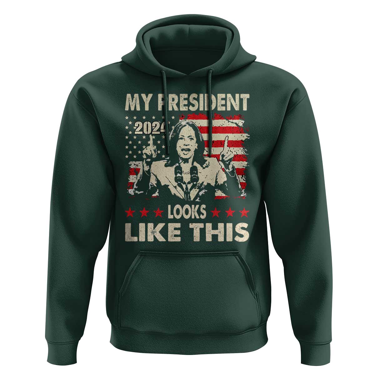 Harris 2024 Hoodie My President Looks Like This