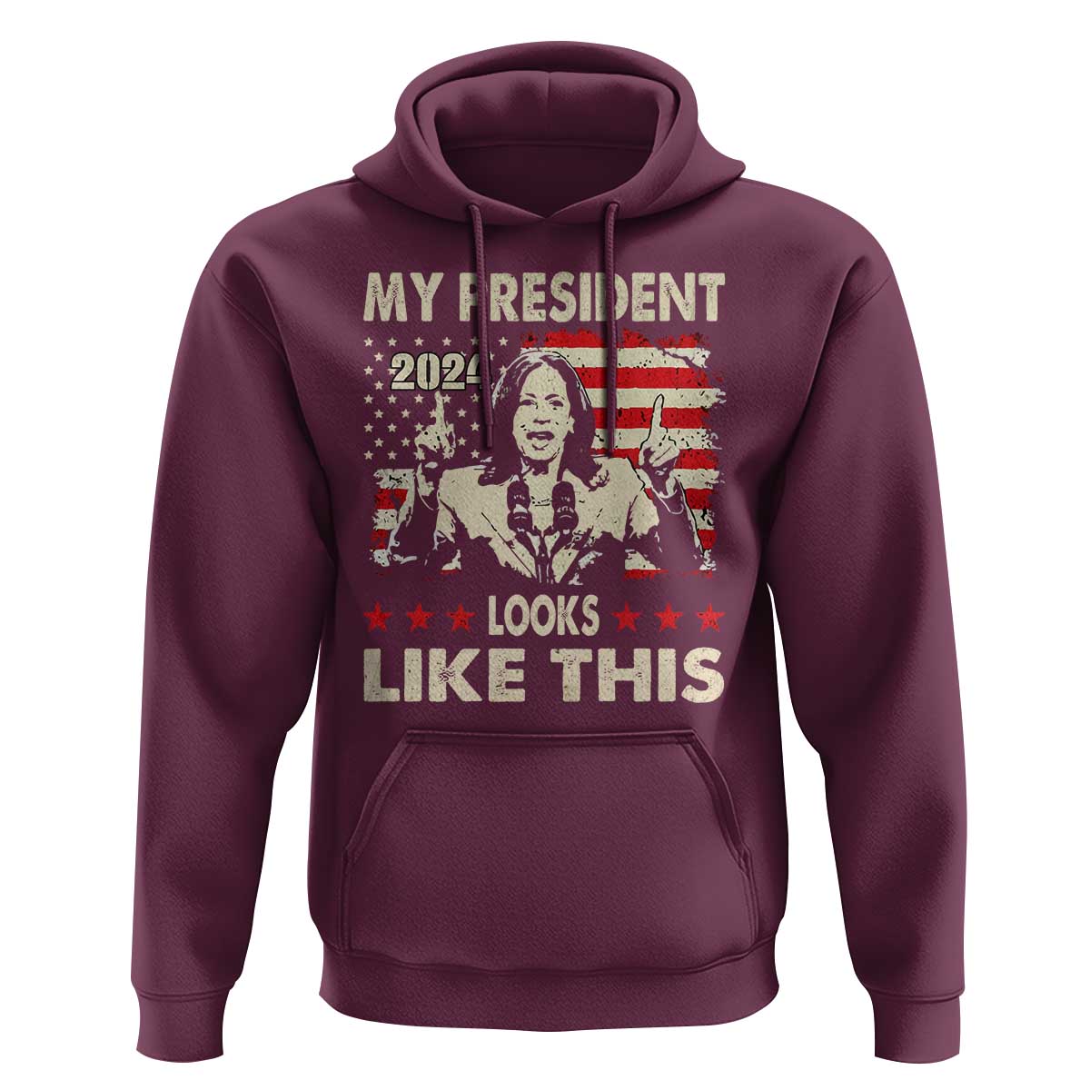 Harris 2024 Hoodie My President Looks Like This