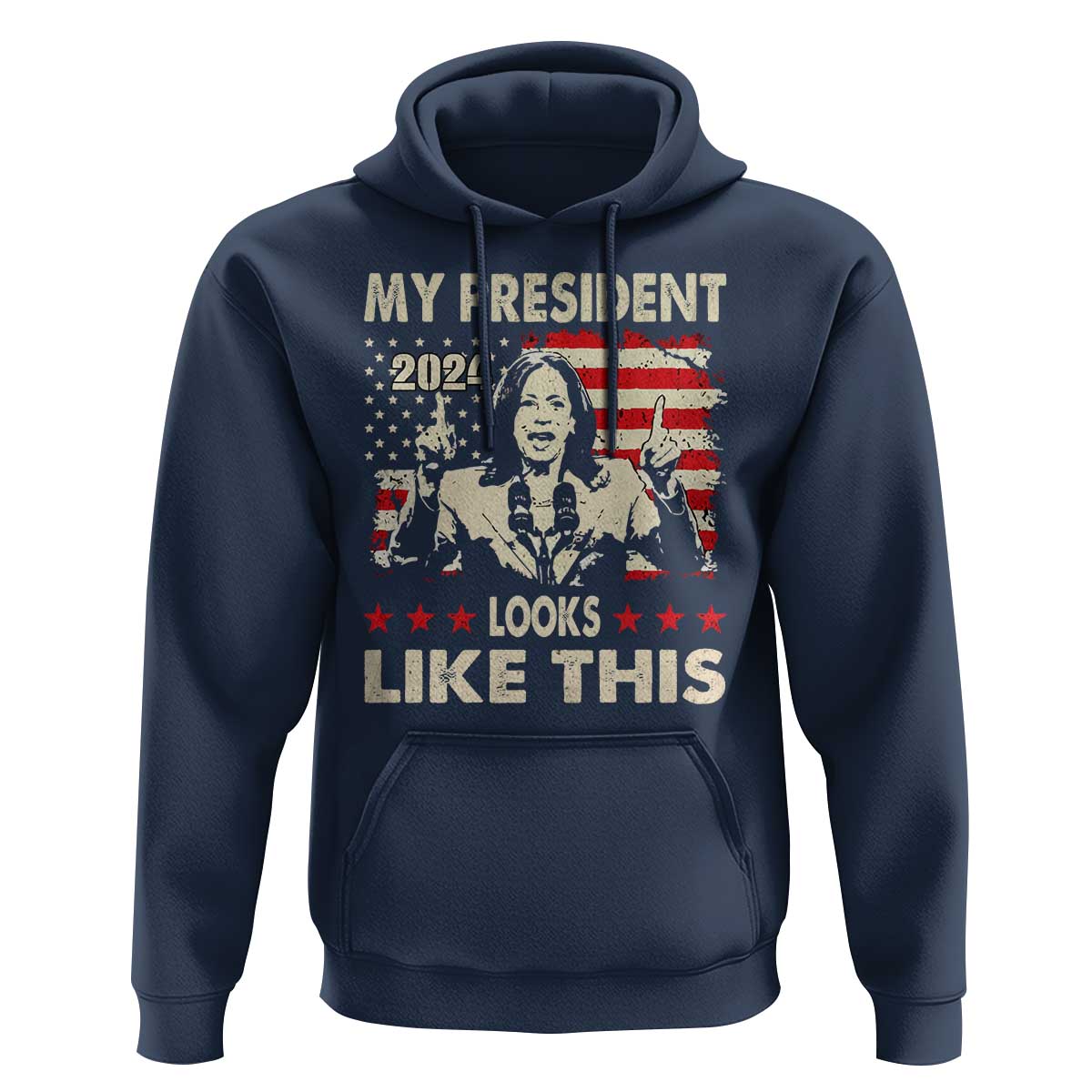 Harris 2024 Hoodie My President Looks Like This