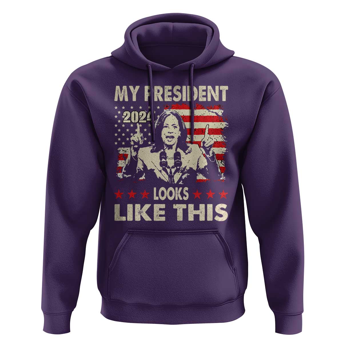 Harris 2024 Hoodie My President Looks Like This