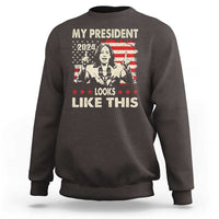 Harris 2024 Sweatshirt My President Looks Like This - Wonder Print Shop