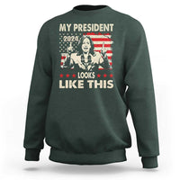 Harris 2024 Sweatshirt My President Looks Like This - Wonder Print Shop
