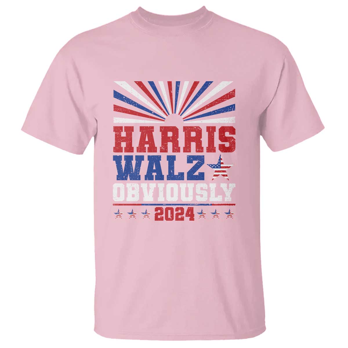 Harris Walz Obviously T Shirt US President Election 2024 - Wonder Print Shop
