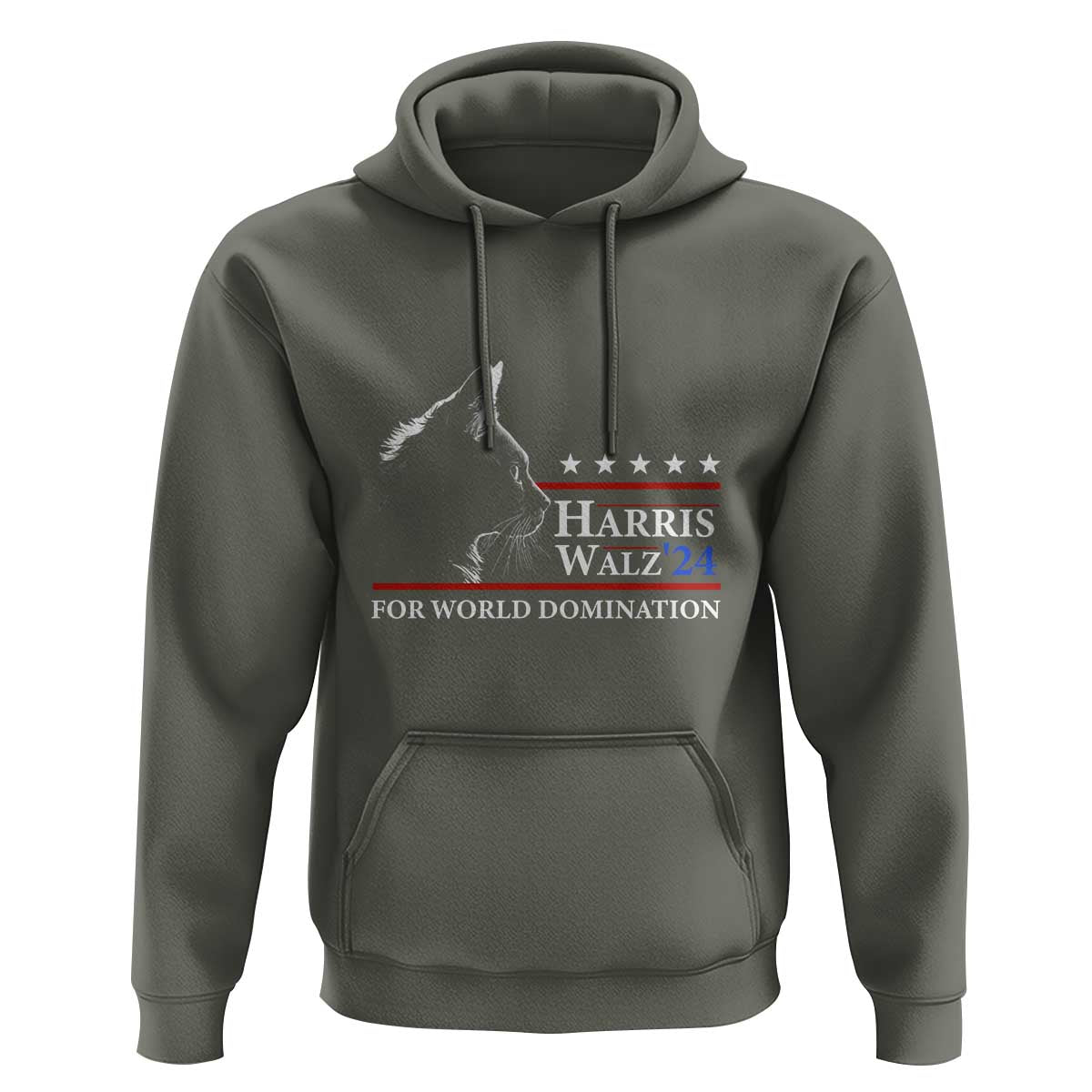 Harris Walz 2024 Hoodie For World Domination US President