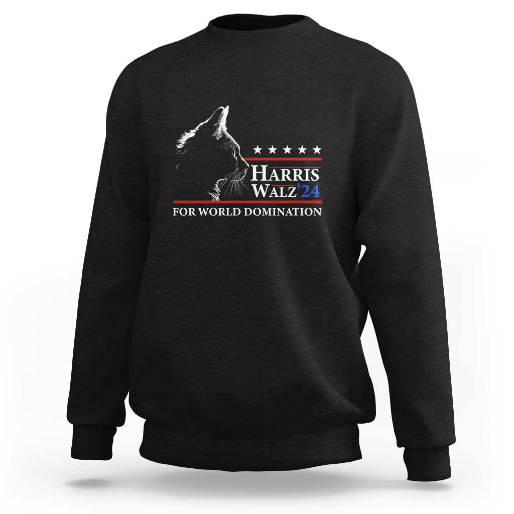 Harris Walz 2024 Sweatshirt For World Domination US President - Wonder Print Shop