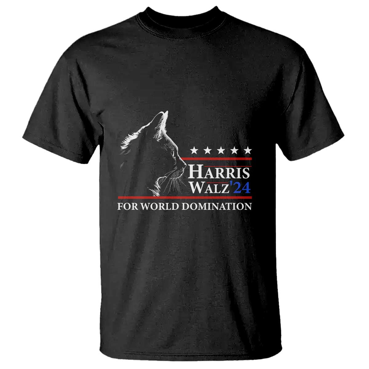 Harris Walz 2024 T Shirt For World Domination US President - Wonder Print Shop