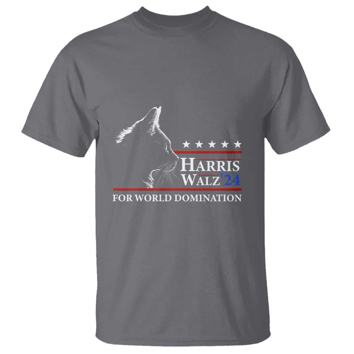 Harris Walz 2024 T Shirt For World Domination US President - Wonder Print Shop