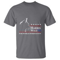 Harris Walz 2024 T Shirt For World Domination US President - Wonder Print Shop