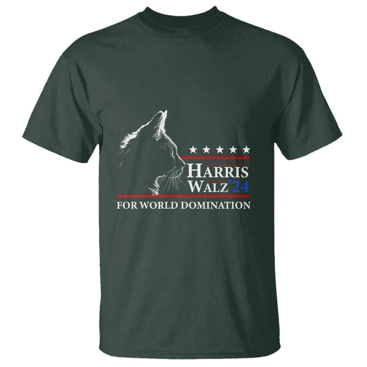 Harris Walz 2024 T Shirt For World Domination US President - Wonder Print Shop