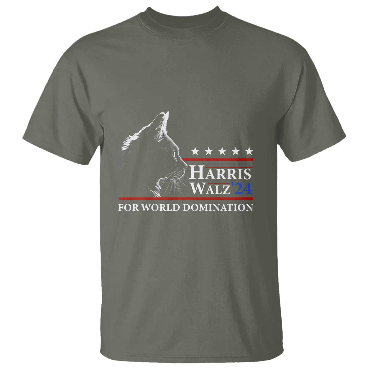 Harris Walz 2024 T Shirt For World Domination US President - Wonder Print Shop