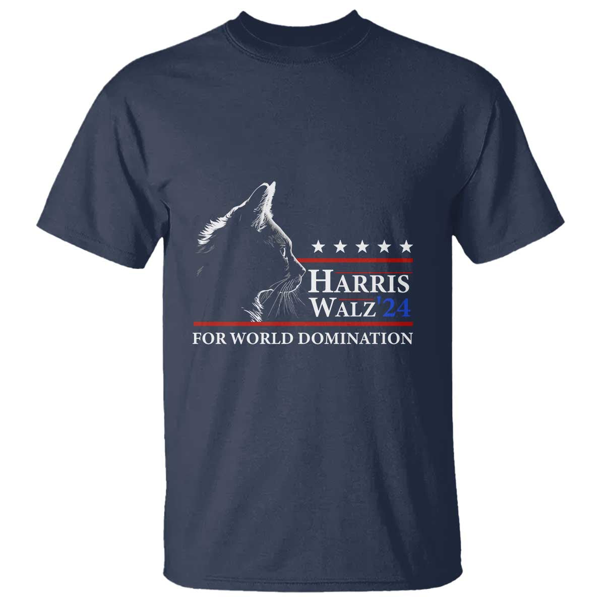 Harris Walz 2024 T Shirt For World Domination US President - Wonder Print Shop