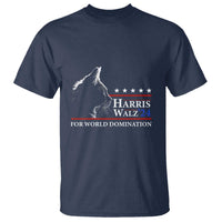 Harris Walz 2024 T Shirt For World Domination US President - Wonder Print Shop