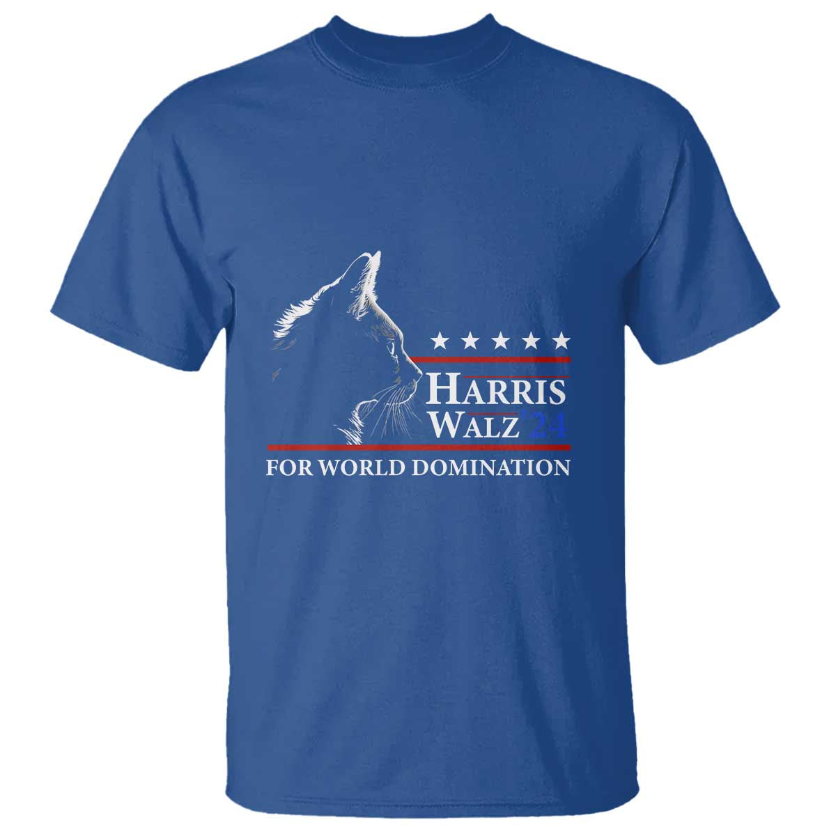 Harris Walz 2024 T Shirt For World Domination US President - Wonder Print Shop