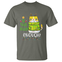 Is This Jolly Enough Funny Cat Merry Christmas Light T Shirt - Wonder Print Shop