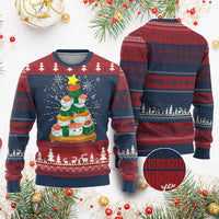 Funny Sushi Christmas Tree Ugly Christmas Sweater Cute Japanese Xmas - Wonder Print Shop
