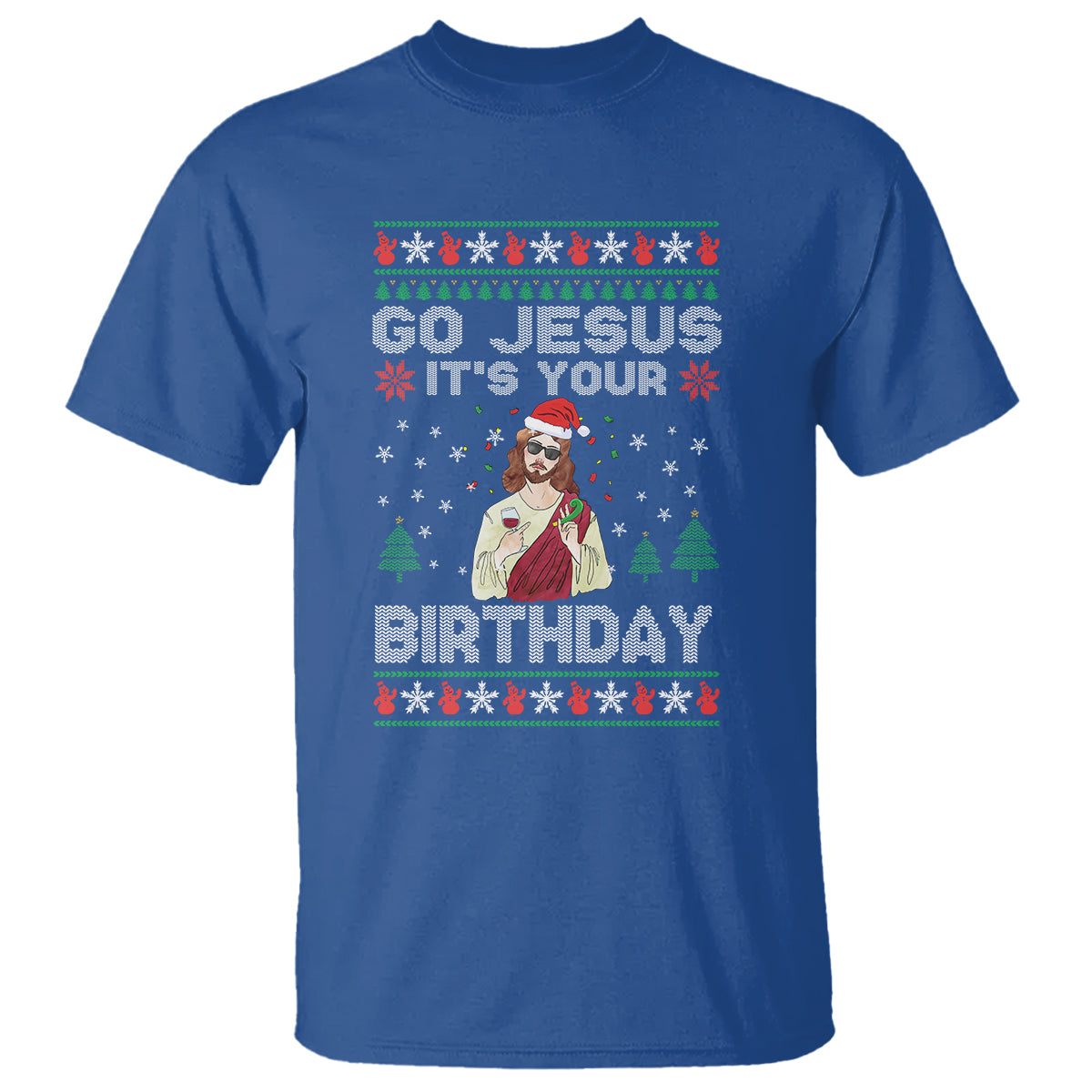 Go Jesus It's Your Birthday Funny Christmas T Shirt - Wonder Print Shop