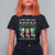 Christmas T Shirt For Women Cute Cat In Sock Merry Catmas - Wonder Print Shop