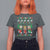 Christmas T Shirt For Women Cute Cat In Sock Merry Catmas - Wonder Print Shop