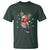 Christmas T Shirt Cute Parot Reindeer Santa Hat - Wonder Print Shop