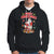 Christmas Hoodie Funny Santa Pooping Down The Chimney - Wonder Print Shop