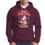 Christmas Hoodie Funny Santa Pooping Down The Chimney - Wonder Print Shop