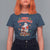 Christmas T Shirt For Women Funny Santa Pooping Down The Chimney - Wonder Print Shop