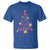 Christmas Breast Cancer T Shirt Pink Ribbon Xmas Tree - Wonder Print Shop