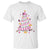 Christmas Breast Cancer T Shirt Pink Ribbon Xmas Tree - Wonder Print Shop