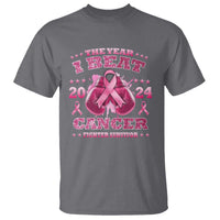 The Year I Beat Cancer Boxing Gloves Fighter Survivor T Shirt - Wonder Print Shop