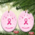 Christmas Breast Cancer Christmas Ornament I Am Warrior Pink Ribbon Christmas Tree - Wonder Print Shop