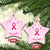 Christmas Breast Cancer Christmas Ornament I Am Warrior Pink Ribbon Christmas Tree - Wonder Print Shop