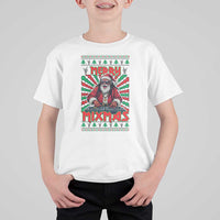 Funny Xmas Party T Shirt For Kid Merry Mixmas Santa DJ - Wonder Print Shop