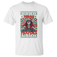 Funny Xmas Party T Shirt Merry Mixmas Santa DJ - Wonder Print Shop