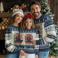 Funny Xmas Party Ugly Christmas Sweater Merry Mixmas Santa DJ - Wonder Print Shop