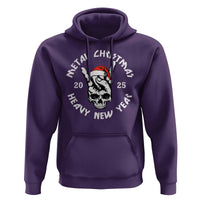Funny Heavy Metal Hoodie Metal Christmas Heavy New Year Rock Hand Sign