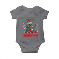 Funny Heavy Christmas Rock Band Guitarist Baby Onesie