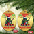 Funny Heavy Xmas Rock Band Guitarist Christmas Ornament - Wonder Print Shop